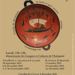 Affiche Atelier de latin et de grec ancien à l'oral 2025